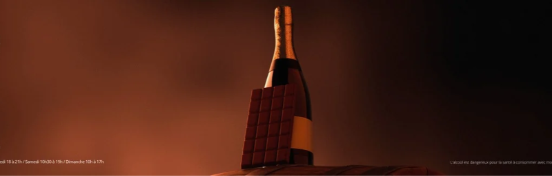 Bandeau du salon chocolat champagne Rotary 2026